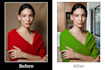 do colour and bg change, face swap, object remove