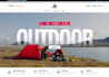 create extreme and outdoors website design