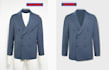 symmetrical ghost mannequin wrinkle remove and cloth shape