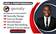 do interactive genially presentations, infographics elearning course escape room