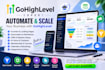 gohighlevel website and sales funnel go highlevel landing page automation