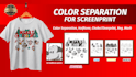 professional separation for screen printing