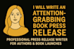 write an attention grabbing book press release