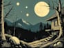 do linocut or woodcut illustrations