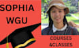 do your sophia and wgu tasks