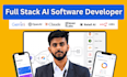 be full stack ai software developer, backend, frontend developer