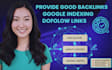 provide good backlinks google indexing do follow links