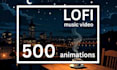 create an exclusive lofi animated video for you