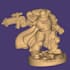 sculpt warhammer 40k style miniature for tabletop and 3d print