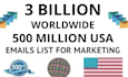 send 100,000 bulk email blast, email campaign and email marketing