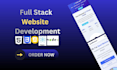 build or rebuild website development as full stack developer and website design