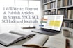 write format publish articles in scopus ssci sci indexed peer reviewed journal