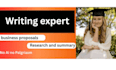 write proposal, research and summary, business proposals