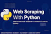 scrape website data using python, playwright, and scrapy
