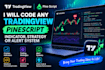 code any tradingview pinescript indicator, strategy or alert system