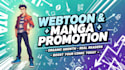 promote your webtoon, manga, comic, or tapas for audience growth