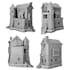model 3d terrain miniature,3d building,medieval castle,tabletop dnd,3d print,obj