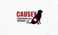 design beautiful service dog trainer logo