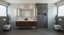 do 3d bath tub, bath room and spa with rendering