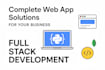 develop a complete webapp solution for your business