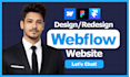 design, redesign webflow website, figma to webflow or framer, webflow expert