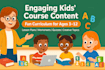 create online preschool course homeschool lesson plan kids elearning content