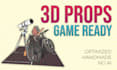create game ready 3d props