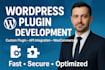 build and customize wordpress plugin, fix plugin issue lms