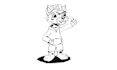 design a cartoon mascot