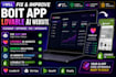 fix boit app ai website cleanup loveable ai webapp lovable to shopify base44