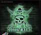 do custom pirate skull logo metal wall art led light