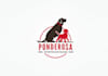 design classic pet sitting and dog walking logo