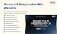 design a modern and responsive wix website