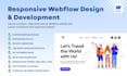 design and develop a responsive webflow website