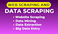 do web scraping, data mining, scraping emails in any industry