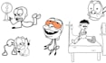 create a 2d advanced cartoon stickman based on your script