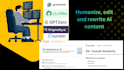 humanize ai content writing and rewrite chatgpt content