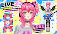 design and rigging advanced live2d vtuber model for streaming