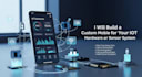 build a custom mobile app for your iot hardware or sensor systemy