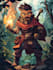 do 2d character design, 2d game character, concept