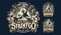 create a dance studio vintage logo within new concepts for you