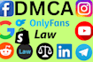 remove copyright infringing fake article content using dmca