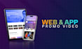 create app and website promo video to boost your brand