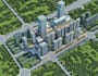 model 3d mixed use development,urban planning, landscape design, cgi skyscraper