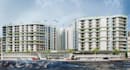 design multitower complex,mix use building,facade street layout,highrise model