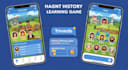 create a history learning game for kids and adults