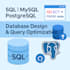 create, manage, and analyze mysql or postgresql databases using sql