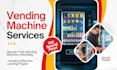 design vending machine website and landing page in wordpress