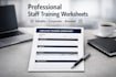 create professional staff training onboarding worksheet templates for your team