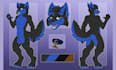 do furry art commission furry reference sheet anthro fursona oc furry ref sheet